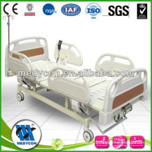 luxury 5 function hospital bed with manual crank